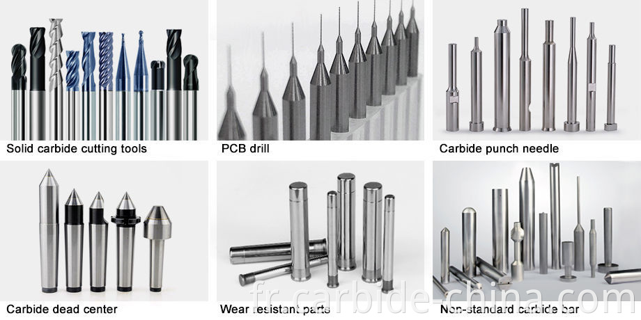 application of carbide rods